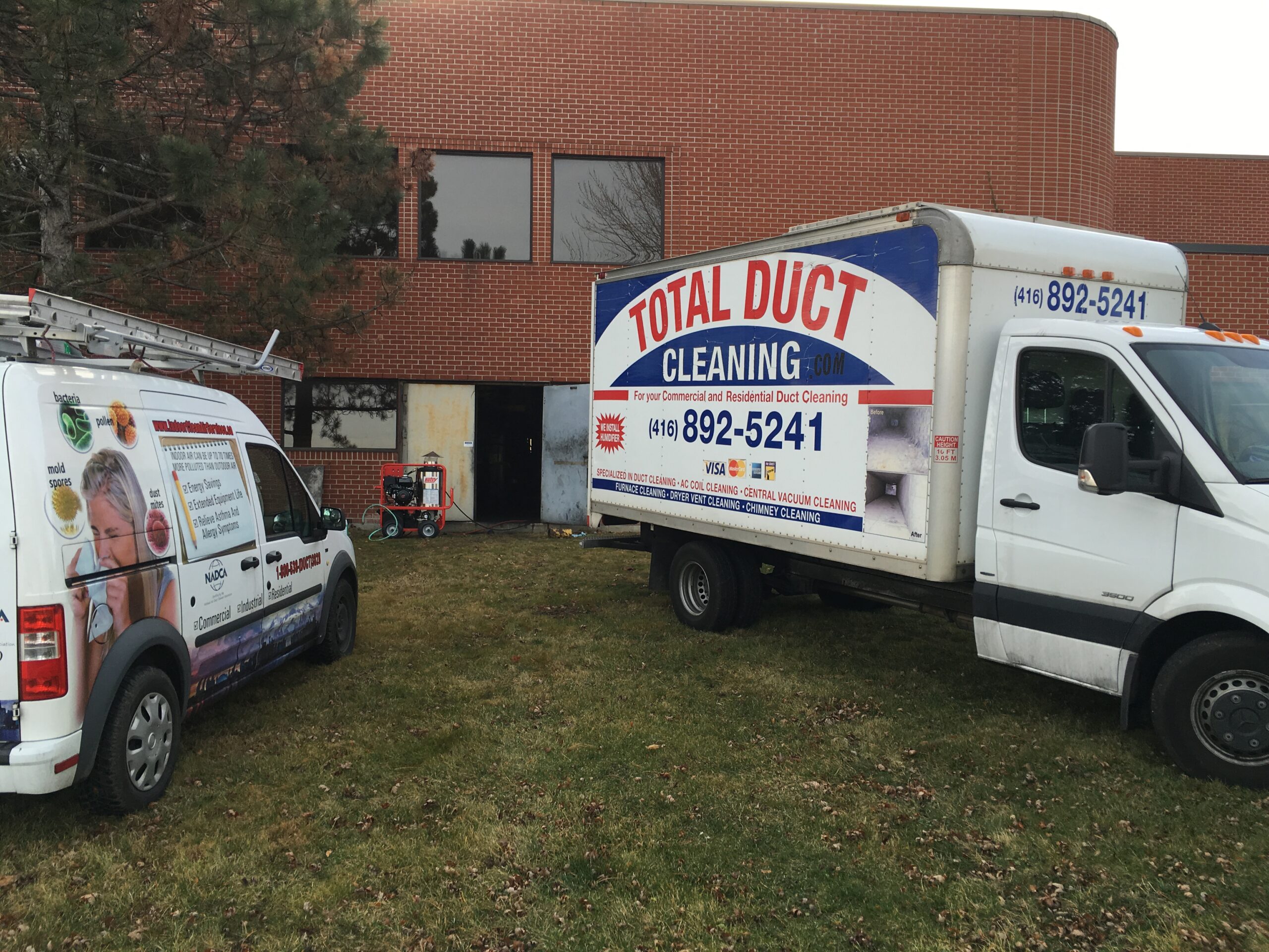 Duct Cleaning trucks